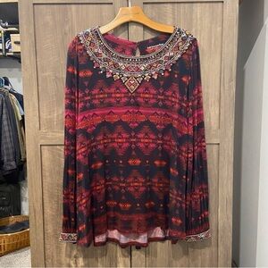 Soft Surroundings Long Sleeve Tunic Top Plus size 1X